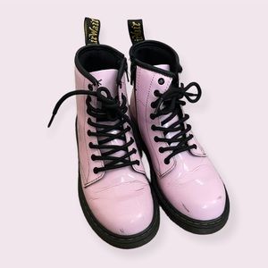 Doc Marten’s Pink High Top Boots Kids Sz 2